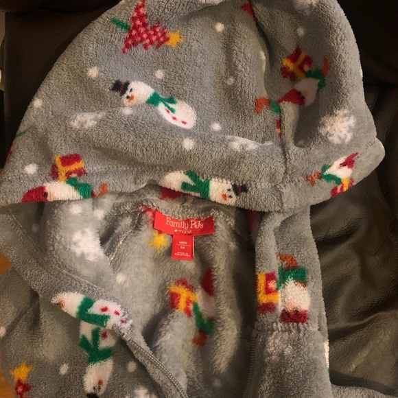 Toddler Onesie pjs one piece fleece snowman 2t 3t - Picture 4 of 5